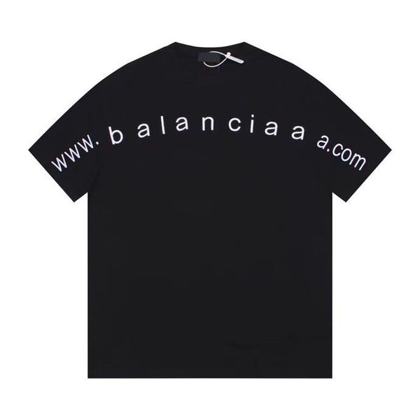 

2023ss spring/summer designer letter print t shirt cotton fabric round neck pullover short sleeve t-shirt sweatshirt a7k166, Black;brown