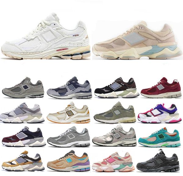 

2002r running shoes sneakers designer casual sports shoes protection pack rain on cloud phantom pink purple grey navy sea salt og 2002 r sne