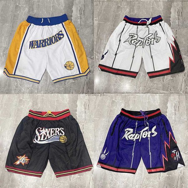 

basketball shorts all-team embroidered pocket shorts 76 king lake magi rapto hea warrio bull retro nickel pants