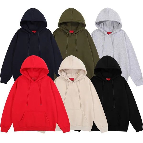 

european and american hoodie designer sportswear sweatshirts autumn couple pullover men's women's vintage hoodies, Black