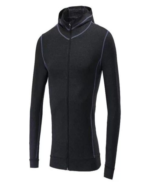 

dark grey good quality fitness shirt long sleeve clothing015515949, White;black