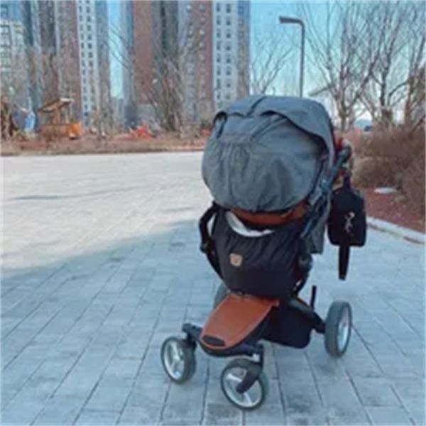 

korean large capacity stroller bag for baby newborn infant diaper bag organizer mummy nappy travel bag handbag a3, Black