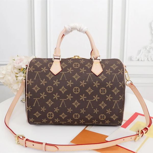 

mirror quality 3 size shoulder bags speedy 25 30 35 travel m41113 with strap bag luxury totes designers mens cross body handbag beach leathe