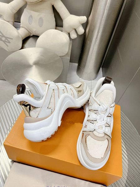 

designer sneakers casual shoes men women vintage daddy sneaker brand lady runner trainers 0731, Black