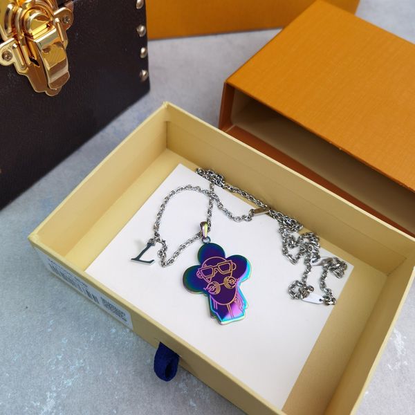 

luxury classic colorful luis necklace vuttonity fashion jewelry necklace and pendant wedding pendant necklace high quality, Silver