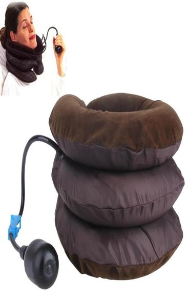 

health care air cervical neck traction soft brace device support cervical traction back shoulder pain relief massager relaxation323124010