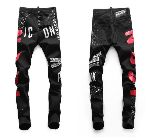 

2019 new fashion men039s jeans cotton blue black casual long pants ag33038630659