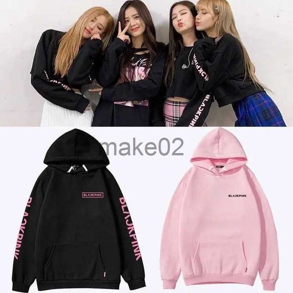 

women's hoodies sweatshirts bp borned pink lisa women fashion sweatshirt clothes spring and autumn long sleeves hoodies fleece black wh
