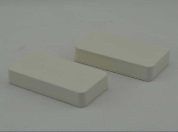 

2x 1590b style hammond aluminum stomp box effects pedal enclosure white1258836