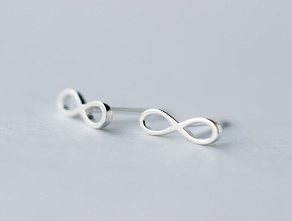 

silver 925 jewelry earrings sterling silver earrings infinite symbol quot8quot delicate and elegant silver symbolic earrings f8323226, Golden;silver