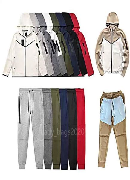 

men sports pant hoodies tracksuit woman thick designer tech fleece pants hooded jackets space cotton trousers womens coats bottoms2576025, Black