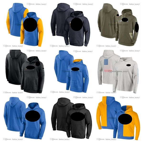 

mens los angeles''chargers''rugby hoodie hoody sweatshirt sweater cotton pullover brand hoodies fashion sweatshirts loos, Black