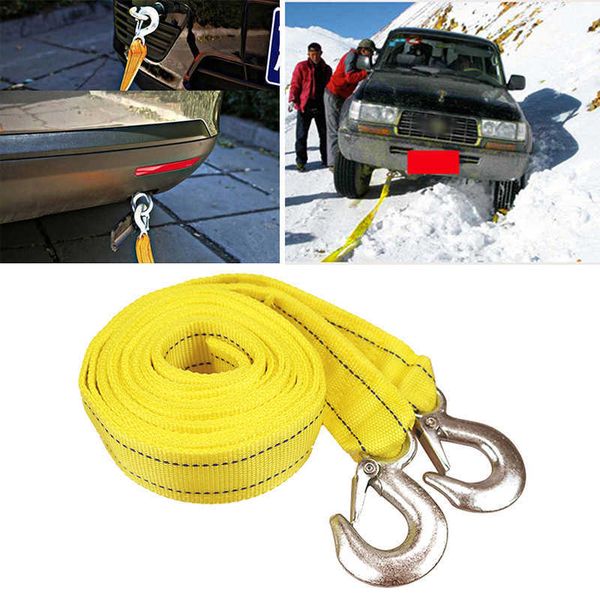 

ropes bars 4m 5 ton heavy duty towing rope break strength nylon strap with storage bag for vehicle emergency recovery r230807