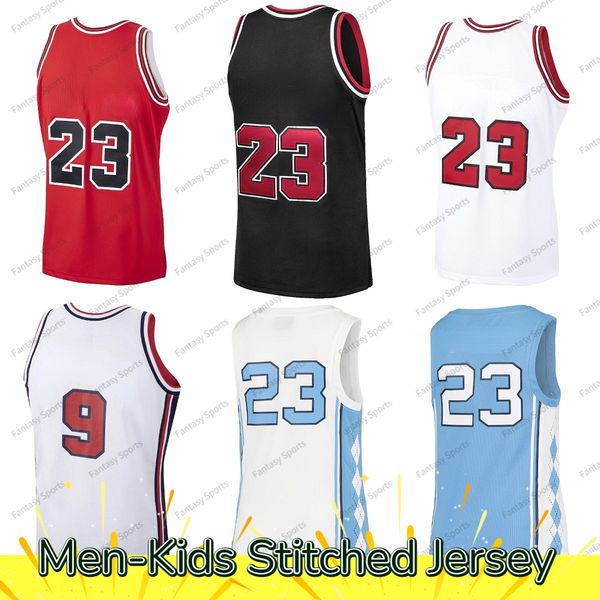

1997 1998 retro michael basketball jersey laney high school mens north carolina tar heels usa 1992 team mens kids jerseys throwback, Black;red