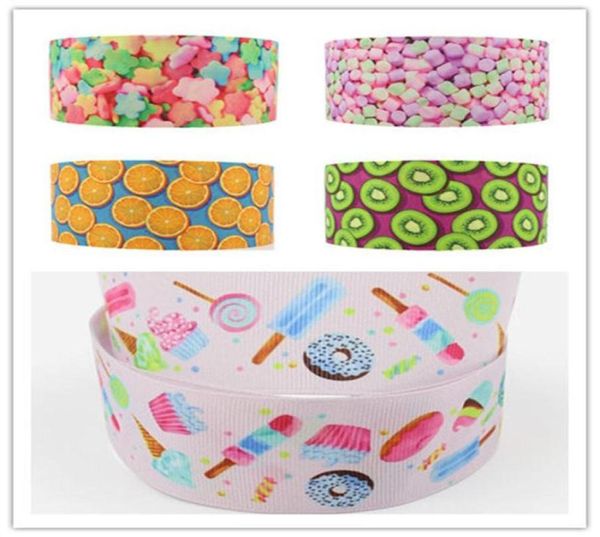 

ribbon 22mm 180319006 cartoon printed grosgrain ribbon webbing 50yards roll for hair tie can custom 16mm 25mm 38mm 50mm 75mm291a1142814, Pink;blue