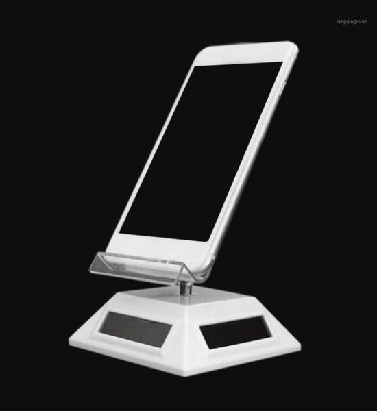 

jewelry pouches bags solar rotating display stand with 7 colored lights can be used for watch mobile phone displayshooting props7780386, Pink;blue