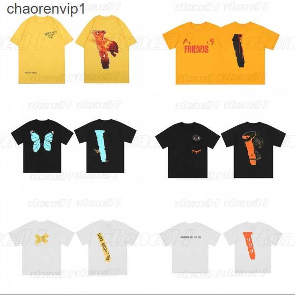 

fashion mens designer t shirt friend men women short sleeve hip hop style black white yellow tees size s-xlnew, White;black