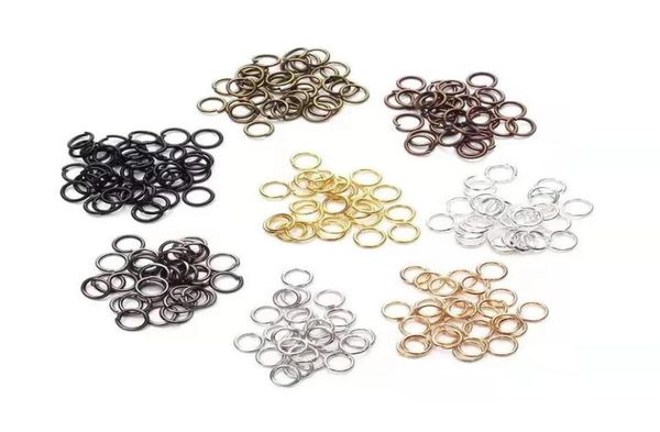 

whole open and close metal jump rings 925 sterling silver split rings connectors for diy jewelry findings262m3210396