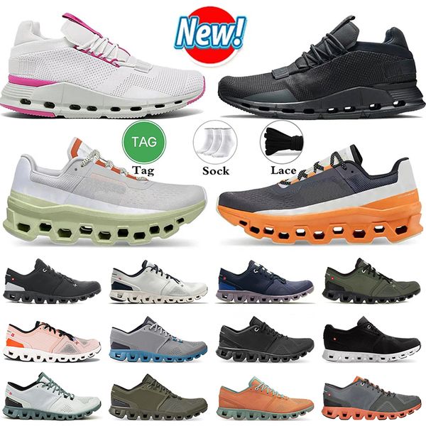

on cloud nova running shoes clouds oncloud cloudnova men women designer sneakers triple black white pink blue grey mens onclouds womens outd