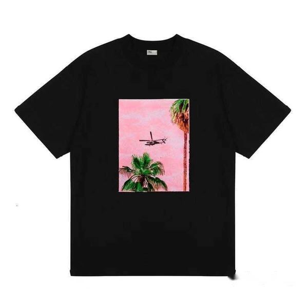 

2023 new man's t shirt celins high clines willow letter love pattern short sleeve t-shirt men and women casual classic brand luxury loo, White;black