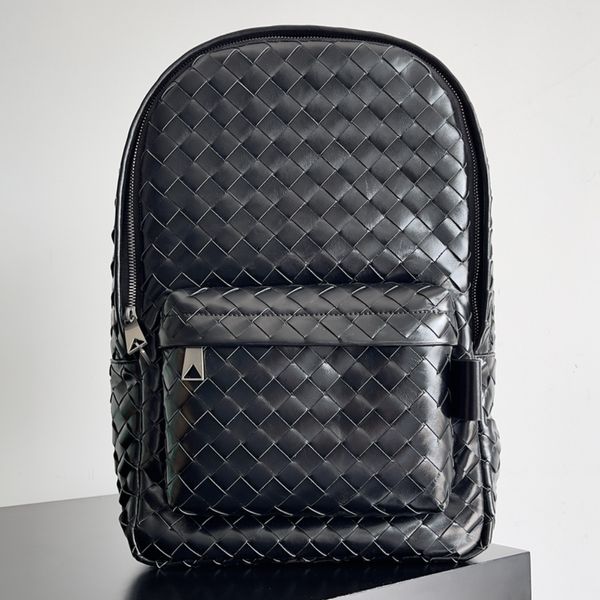 

bottega woven high capacity backpack 10a soft nappa crossbody bags calfskin mens designer backpacks work commute fashion travel handbag zipp
