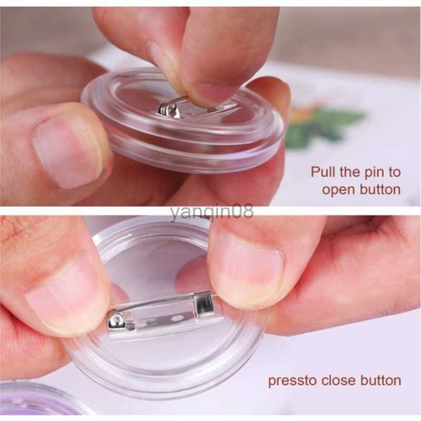 

pins brooches 20 pcs handmade acrylic round button badge clear button pin badges kit craft painting badges brooch pins jewelry making hkd230, Gray