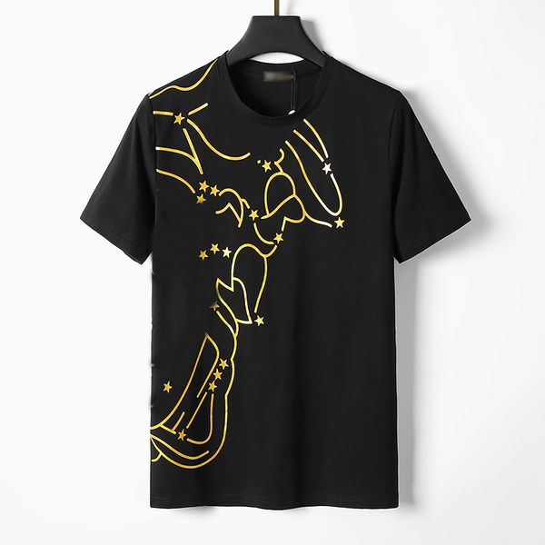 

2023 designer t shirt summer short sleeve tee men women lovers luxury t-shirts fashion senior pure cotton size m-3xl 02, White;black