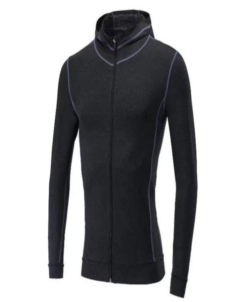

dark grey good quality fitness shirt long sleeve clothing011224012, White;black
