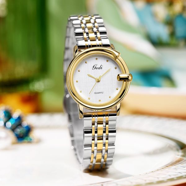 

womens watch watches designer fashion luxury quartz-battery 27mm waterproof watch, Slivery;brown
