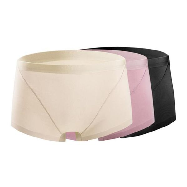 

3 pcs women's underwear quick dry sport boxer briefs yoga anti-odor compression elastic underwear shorts for running fitness 345y, White;red