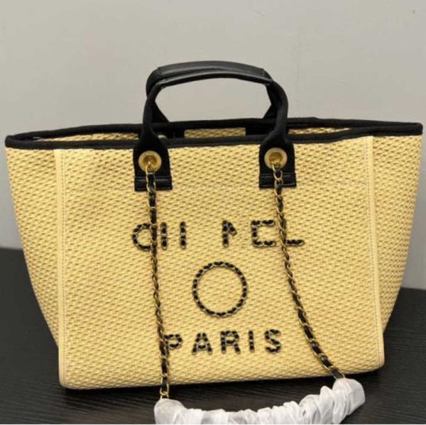 

women's classics luxury beach bag brand ch women evening handbag fashion designers backpack knitting female large capacity handbags met