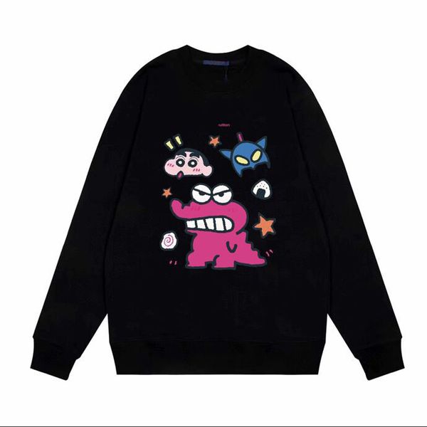 

2023s autumn and winter new sweatshirt letter printing youth sunshine loose version of men and women v1c134, Black;brown