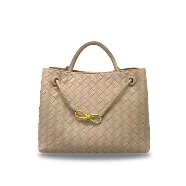 

purse designer spring andiamo 2023 bag new botegas genuine leather woven fashion cowhide handbag underarm single shoulder crossbody for wome