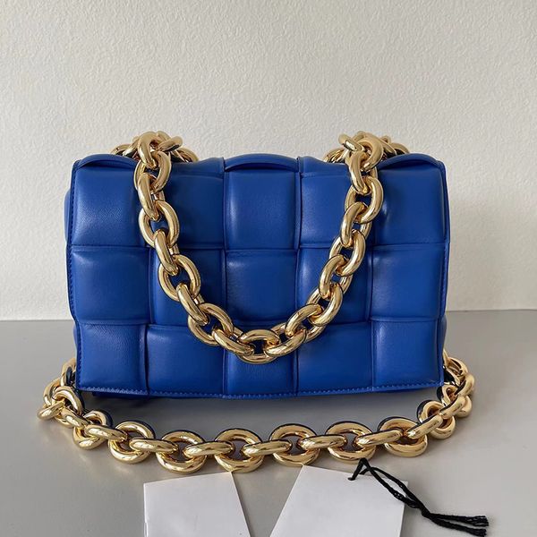 

mirror quality designer cassette bag women crossbody bags soft lambskin fashion lady leather handbag big chain purse with box 18 colors