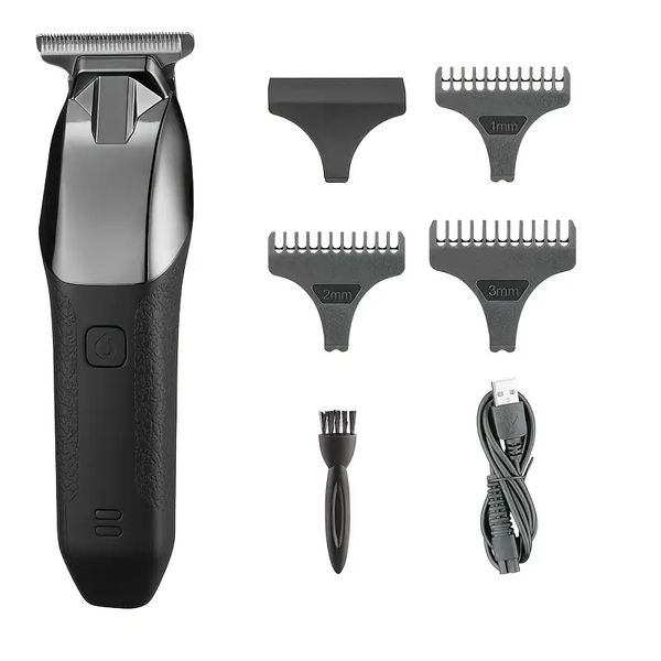 

hair clipper trimmer, rechargeable beard trimmer for men waterproof household hair cutting kit cordless body grooming kit