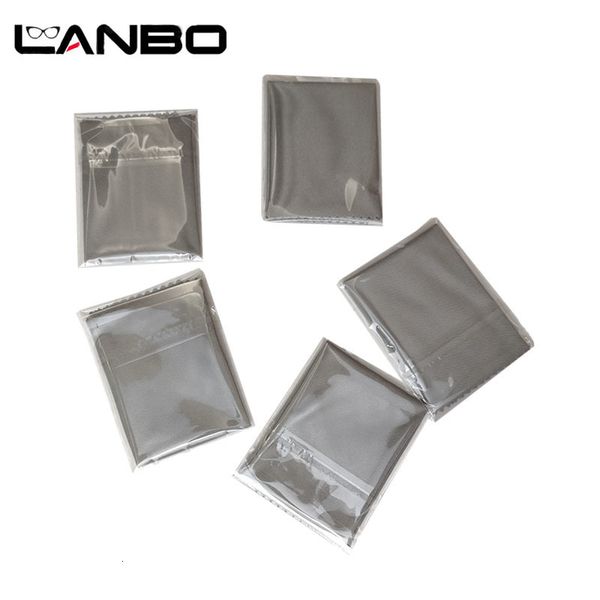 

lens clothes lanbo independent packaging 15x15cm lens clothes clean cloth microfiber sunglasses eyeglasses camera glasses duster wipes gray