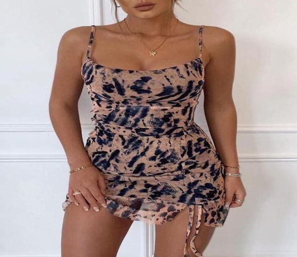 

hirigin ink floral print women bodycon dress sleeveless strap skinny mini sundress with slit hem fashion lady casual dresses3657649, Black;gray