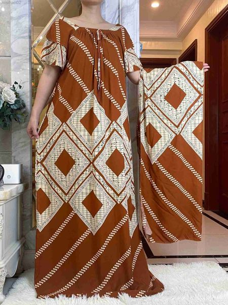 

basic casual dresses new style short sleeve dress with big scarf african dashiki floral printing cotton caftan lady summer maxi casual dress, Black;gray