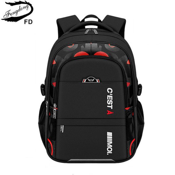 

school bags fengdong children school bags for boys kids backpack primary schoolbag for teenager boys waterproof backpacks book bag mochila 2