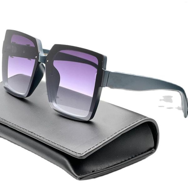 

sunglasses dikelang sunglass women fashion trend design oversize square frame sun glasses legs summer leisure beach driving hiking688, White;black
