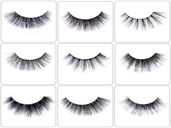 

soft fluffy 3d mink eyelashes custom private label eyelashes extension 18 styles 1525mm87640162430134