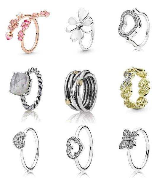 

new 100 925 sterling silver ring 188088nccmx 197949 197252cz 190828mp 190383 167947 190890cz 190957cz 190938cz gifts60489353161181