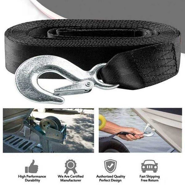 

ropes towing bars wearproof trailer boat winch strap vehicle emergency rescue rope belt r230807