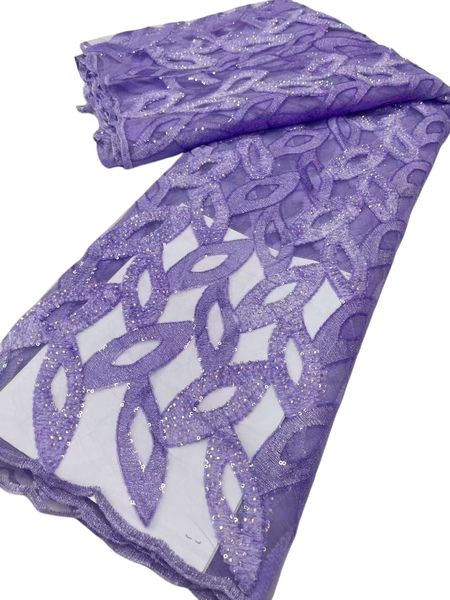 

tulle sequins 5 yards french lace fabric wedding costume sewing craft textile net african formal women dentelle dinner gown purple dress new, Black;white