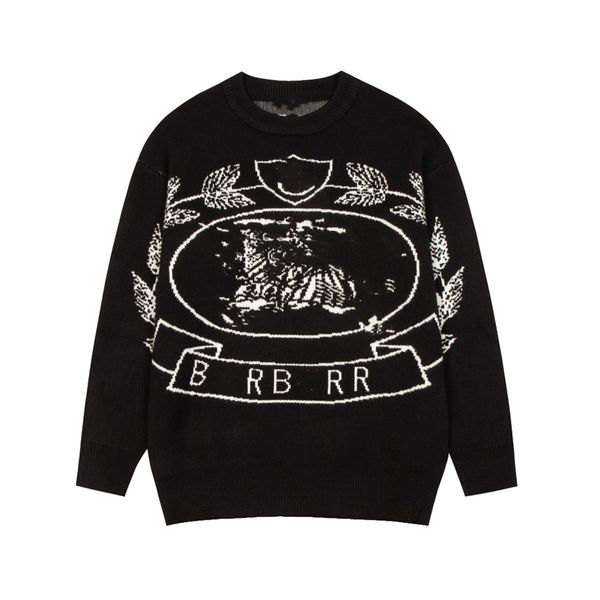 

fashion men's sweater 2023 ba jia luxury designer knitted sweater alphabet pullover casual men's hoodie long-sleeved sweatshirt si, White;black