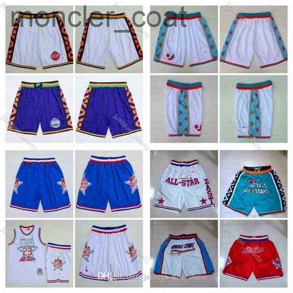 

2020 mens retro throwback-all-star just don pocket basketball shorts stitching vintage 88th 91th 92th 96th 97th all-star-shortsl969, White;black