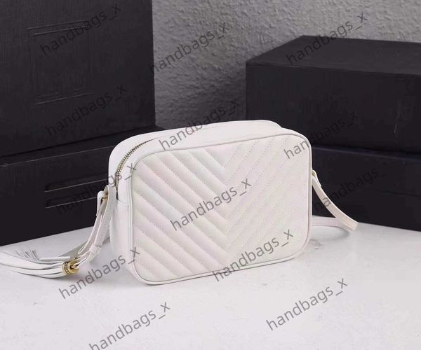 

luxury designer handbags womenlou camera bag quilted leather tassel cross one shoulder diagonal chain bags wallets handbag hgpw