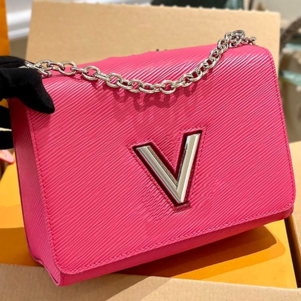 

luxurys crossbody bag designer handbag twist shoulder bags leather messenger totes vintage women wallet black shopping duffle handbags water