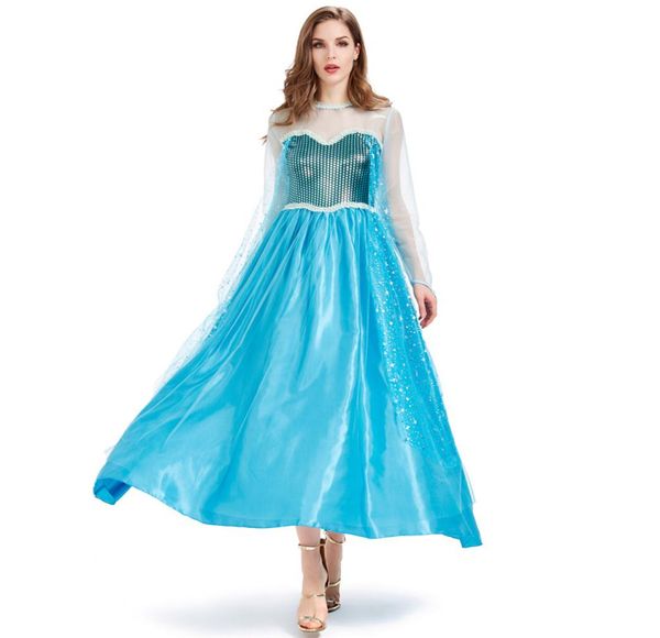 

princess dress halloween show costume cosplay fairy princess blue tulle dress party dress8355824, Black;red