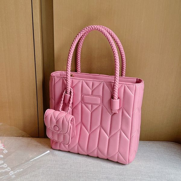 

the tote bag designer bags barbie pink cute bag practical large classic capacity totes bages crossbody bags casual square women shoulder han